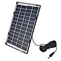 Miniatyrbillede 5 af 5: Solpanel til lampe, DC5521 Output 6W 12V Solar Opladningsmodul V Solpaneloplader Ekceptionel Værdi