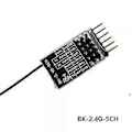 Miniatyrbilde 2 av 5: ELRS 2.4Ghz 5CH PWM ExpressLRS Mottaker med 2DBi 2.4G Kobberrør Antenne PWM/CRSF Protokoll for RC FPV Fastvinge Drone