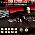 Miniatyrbild 5 av 5: Mini Anpassat Tangentbord 12 Tangenter 4 Rattar RGB BT Mekaniskt Tangentbord Hotswap Programmering Makro Spelknappsats Svart