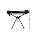 Miniatyrbillede 1 af 5: Udendørs Foldbar Månestol Dobbelt Tripod Fodskammel Aluminium Legering Fodskammel Lazy Fodskammel Praktisk