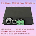 Miniatyrbilde 2 av 5: 2.5G 1000M Gigabit IEEE802.3 BT HI Power PoE Splitter 72W 48V til 12V Power over Ethernet for IP-kamera/ WIFI6/7/8