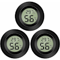 Miniatyrbillede 1 af 5: Mini Digital LCD Termometer Hygrometer -5070℃ 10%99% RH Bærbar til Kontor Køkken Humidorer Inkubatorer Krybdyr (3 stk.)