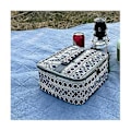 Miniatyrbild 3 av 5: Picknickväska för utomhusbruk med bestick, matbehållare, multifunktionell påse, stor grillväska - D