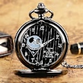 Miniatyrbillede 3 af 5: Retro Steampunk - Nightmare Before Christmas, Hul Kvarts, Lommeur