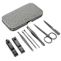Miniatyrbild 4 av 5: 8 i 1 Nagelklippare Set i Rostfritt Stål Nagel Fil Nagel Manikyr Kit 02#