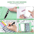 Miniatyrbillede 4 af 5: Budt Binder Sæt - 28 Dele Budt Binder, Min Sparebinder, Kontantkuvert Til Budt Og Fina