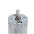Pikkukuva 3 / 4: 25GA DC Vaihdemoottori Sinkkiseos Tukeva Kestävä Pölytiivis Vakaa Nopeuden Alennus Vaihdemoottori DIY Moottori Robotti Malli 130RPM