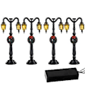 Miniatyrbilde 2 av 5: 4 stk. Mini Lampestolpe Fy Lampe