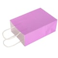 Pikkukuva 5 / 5: Violetit voimapaperikassit - 10 kpl 15x8x21cm lahjakassit ostoksille ja syntymäpäiväjuhliin