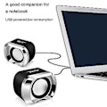 Miniatyrbilde 3 av 5: Bonks Kraftig Full Range Stereo Subwoofer PC Høyttaler Bærbar Bass Musikk DJ USB Datamaskinhøyttaler