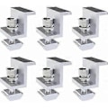 Miniatyrbild 1 av 5: 6-pack solpanel monteringsfästen, Z-typ sidopress PV-fästen