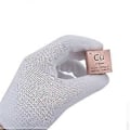 Miniatyrbild 2 av 5: 1 tum (ungefär 2,5 cm metall, högtäthetsämnen-kub ren metall, används i elementseriens laboratorieexperimentmaterial, B