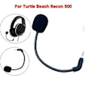 Miniatyrbild 3 av 5: 2,5 mm kontakt - Mini Mikrofon för Turtle Beach Recon 500 Gaming Headset Hörlursmikrofon 2,5 Böjd Kontakt Röstmikrofon-