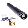 Miniatyrbillede 5 af 5: 2 stk. Nrf24l01+pa+lna Rf Transceiver Modul Med Sma Antenne 2,4 Ghz 0m + Nrf24l01 Trådløst Modul