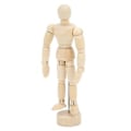 Miniatyrbilde 4 av 4: Tre Mannekeng 14 Roterbare Ledd Tegne Mannekeng Menneskekropp Proporsjoner Bærbar Kunst Mannekeng for Kunstner For Skissering 4.5in(11.4cm)