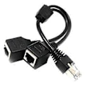 Miniatyrbilde 1 av 3: Rj45 1 Hann til 2 Hunn Ethernet Splitter Kabel Kompatibel med Super Cat5, Cat6, Cat7 Lan Ethernet