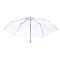 Miniatyrbillede 1 af 5: Transparent Automatisk Paraply Regn Kvinder Mænd Regn Auto Paraply Foldbar