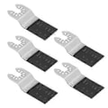 Miniatyrbillede 1 af 5: 5 stk. oscillerende multiværktøjsklinge, universal hurtigudløser, oscillerende værktøj til træ, plast, 34 mm bimetal
