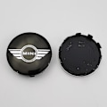 Miniatyrbild 1 av 2: 4 st 56 mm svart röd automatisk hjulnavkapsel logotyp navkapsel emblem tillbehör för Mini Cooper S Works Jcw bilstyling, vingar