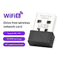 Miniatyrbilde 4 av 5: 10 stk. USB WiFi-adapter Trådløst nettverkskort Lan-kort 2,4 GHz Driverfri WiFi6-mottaker 802.11ax for PC Bærbar PC Win 7 8 10 11