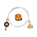 Miniatyrbillede 1 af 5: Gasblus Propan Genopfyldningsadapter Flad Cylinder Tank Kobling Container Adapter Til Campingblus, bot