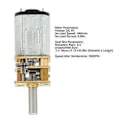 Pikkukuva 2 / 4: 12FN20 DC6V 150RPM 2:3 Nopeuden Alennus Hammaspyörä Moottori Elektroninen Lukko Mini DC Moottori