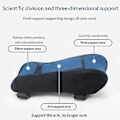 Miniatyrbillede 5 af 5: Stole Armlænspuder Ultrablød Memory Foam Albuepude Støtte Universal Pasform Eller Kontorstol Til El