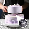 Miniatyrbillede 4 af 5: 1 sæt Kage Dyvelstænger Sæt 5 Kageseparatorplader Til 4, 6, 8, 10, 12 Tommer Kager, klar Kage