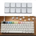Miniatyrbilde 2 av 5: 10 stk. PBT Blank DIY Keycap Mekanisk Tastaturinstallasjon 1U 1X XDA Profil Uten Trykk Keycap Sett for MX Brytere