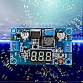 Miniatyrbild 3 av 4: DC DC 4~40V Justerbar Konverter Modul Spännings Nedtrappningsregulator
