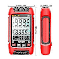 Miniatyrbild 2 av 5: Sz02 Smart Digital Multimeter 6000 Räknar True Auto Elektrisk Kapacitansmätare Temp Transistor T