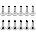Miniatyrbilde 4 av 5: 12 stk. Universal Tip Kapasitiv Stylus Touch Screen Pennespisser Silikon Erstatning Blyantspiss For Mob