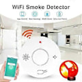Miniatyrbilde 3 av 5: Tuya WiFi Brannsikkerhet Røykvarsler Kombinasjon Brannalarm Hjemmesikkerhetssystem WiFi