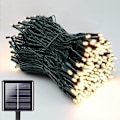 Miniatyrbillede 1 af 3: Solcelle-fe-lys udendørs 20 M 200 Led Solcelle-fe-lys udendørs vejrbestandig kobbertråd 8 tilstande Ip65 vandtætte fe-lys udendørs sol