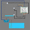 Miniatyrbillede 5 af 5: Berøringsfri væskeniveausensor, vandniveaustyring, vandniveausensor, vandtankkontakt (XKC-C352-2P)