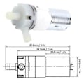 Miniatyrbillede 4 af 4: Mini Vandpumpe Rustfrit Stål Antikorrosion Mikro Bærbar Husholdnings DC 12.0V