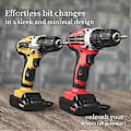 Miniatyrbild 4 av 5: 2 st Magnetisk Bitshållare med Självhäftande Fäste för Slagskruvdragare Borrmaskiner för Skruvmejselbits Hållare Borr Elverktygsdelar