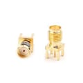 Miniatyrbillede 4 af 5: 10 stk. SMA hun jack lodde PCB-kortmontering RF-stik lige adapter