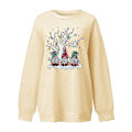 Miniatyrbilde 2 av 3: Jule oversized genser for kvinner, jule gnomier genser genser topp