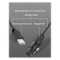 Pikkukuva 5 / 5: XLR - USB C -kaapeli, USB C - XLR -kaapeli puhelimesta mikrofoniin, XLR - USB -kaapeli tabletille, kannettavalle tietokoneelle ja muille Type C -laitteille (1,8 m)