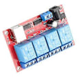 Pikkukuva 2 / 4: 4-kanavainen relemoduuli USB-vapaa DC-relekortti tietokoneohjaus PLC-kortti 3 toimintatilaa 5V