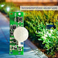 Miniatyrbild 2 av 5: DIY-kit Solcellsdriven Nattlampa Kretskort Kontrollsensor Litiumbatteriladdare Induktionsavstånd