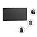 Pikkukuva 3 / 5: Tietokonekotelon magneettinen pölysuodatinverkko PC-kotelon jäähdytystuuletin Tietokoneen suojus Torvi Verkko 12 X 36CM