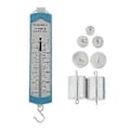 Miniatyrbild 3 av 5: Lab Spring Dynamometer Fjäderdynamometer Krok Vikt Set Kraftmätare Dubbel Skala