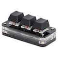 Miniatyrbilde 2 av 5: 3 Tasters Mini Tastatur Industriell USB Tilpasset Blå Bryter Programmerbart Gaming Tastatur med RGB Lys