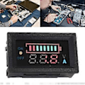 Miniatyrbild 2 av 5: Spännings- och strömmätare 8-60V Batteritestare Batteriindikator