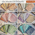Miniatyrbild 2 av 5: 96 ark Texturerat Scrapbook-papper & Mesh-tyg Blandat Set, 6-pack Blandat Specialpapper för Scrapbooking Planner