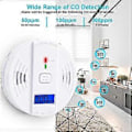 Miniatyrbillede 4 af 5: Kuliltealarm, batteridrevet CO-alarm med lydadvarsel og digitalt LCD-display til hjemmet, overholder UL2034-certificering