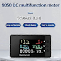 Miniatyrbild 3 av 5: 6-i-1 Voltmeter Amperemeter DC 7,5-100V Wattmeter LED Digital Elektrisk Mätare Multifunktionell Spänningsströmsmätare 0-200A