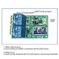 Miniatyrbillede 4 af 4: Relæmodul 2 Kanal Bluetooth Board APP Fjernbetjeningskontakt med Lysindikator DC 12V